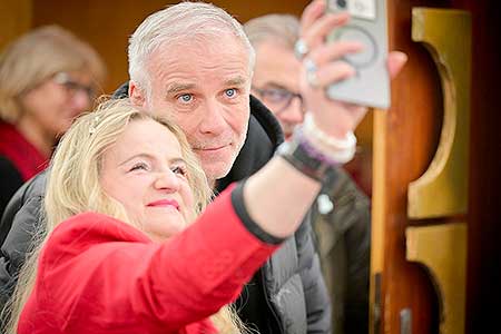 Lukáš Vaculík, autogramiáda po představení Kaktusový květ, foto: Pavel Kohout