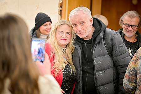 Lukáš Vaculík, autogramiáda po představení Kaktusový květ, foto: Pavel Kohout